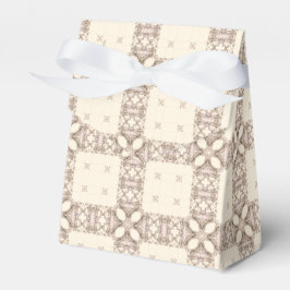 Caja Para Regalos Patrón de caleidoscopio beige #1