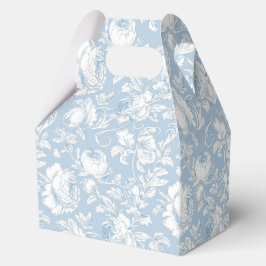 Caja Para Regalos Patrón de chinoisería azul y blanco
