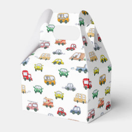Caja Para Regalos Patrón de coches