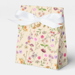 Caja Para Regalos patrón de color de agua floral- rosa, púrpura, ver