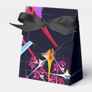 Caja Para Regalos Patrón de color de arte de color rosa floral moder