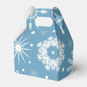 Caja Para Regalos Patrón de copo de nieve