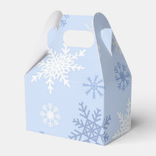 Caja Para Regalos Patrón de copo de nieve