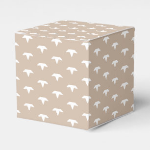 Caja Para Regalos Patrón de copos de nieve de estrellas de nieve bl