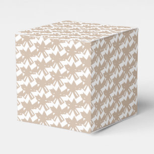 Caja Para Regalos Patrón de copos de nieve de estrellas de nieve bla