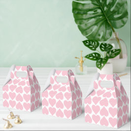 Caja Para Regalos Patrón de corazón rosado, romántico, amor