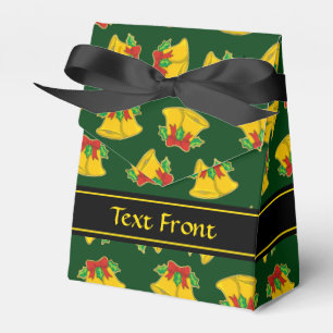 Caja Para Regalos Patrón de correas de navidad