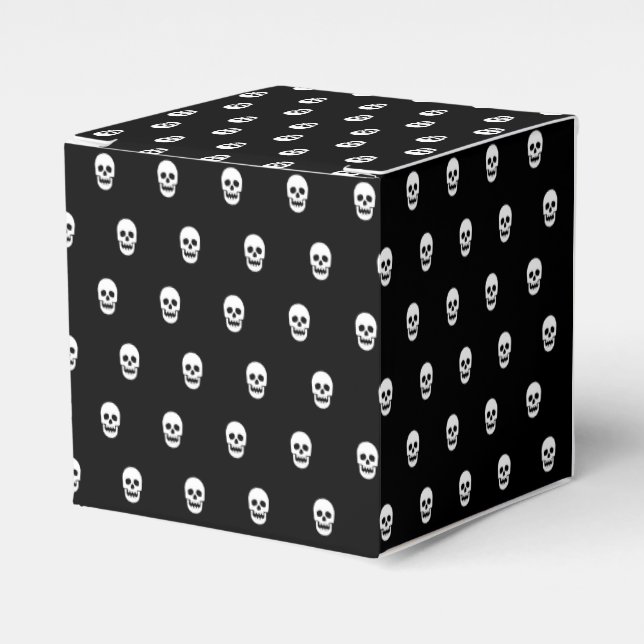 Caja Para Regalos Patrón de cráneo completo (Costado Anverso)