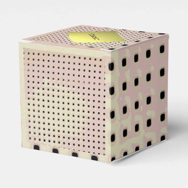 Caja Para Regalos Patrón de cuadrícula de una silla (Costado Anverso)