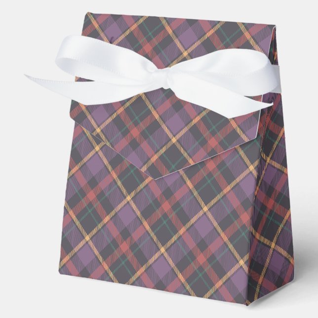 Caja Para Regalos Patrón de Cuadro Clásico (Anverso)