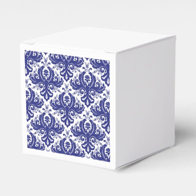 Caja Para Regalos Patrón de Damasco (Costado Anverso)