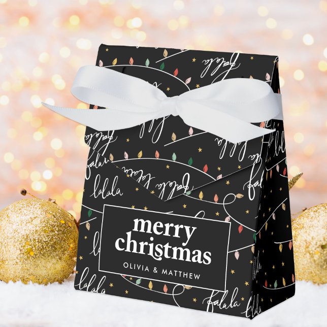 Caja Para Regalos Patrón de diversión navidad Fiesta Fa La Elegant (Subido por el creador)