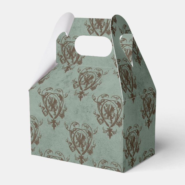 Caja Para Regalos Patrón de dragón de cosecha mítica (Front Side)