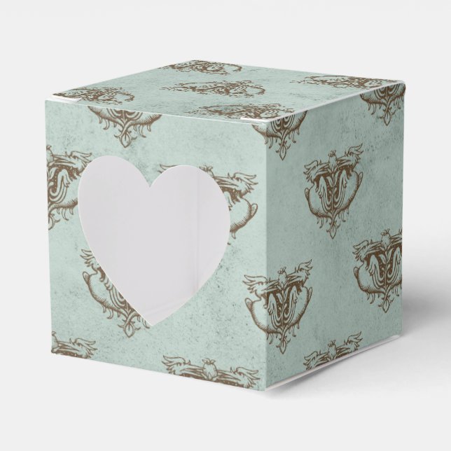 Caja Para Regalos Patrón de dragón de cosecha mítica (Anverso)