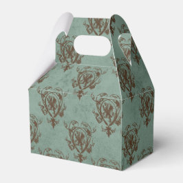 Caja Para Regalos Patrón de dragón vintage mítico