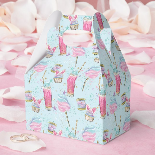 Caja Para Regalos Patrón de dulce y azúcar (Boda)