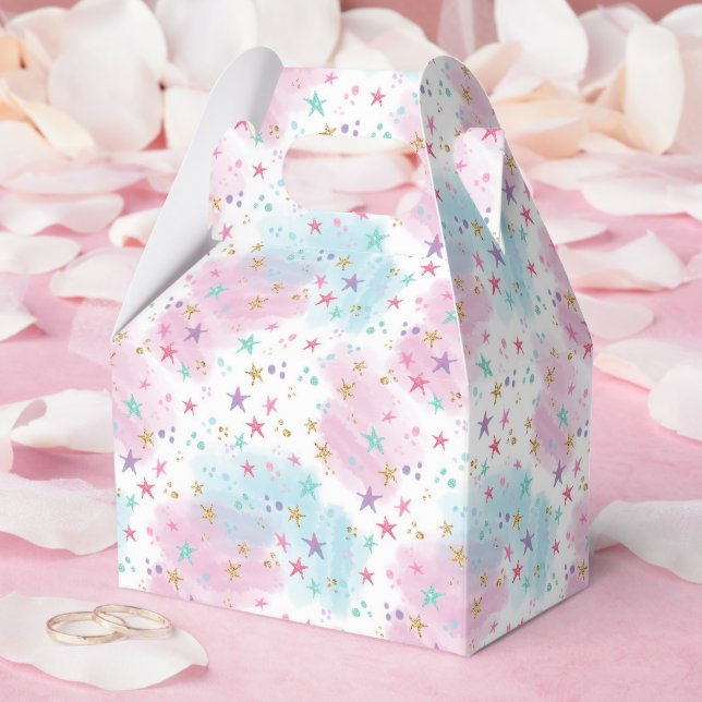 Caja Para Regalos Patrón de dulce y azúcar (Boda)