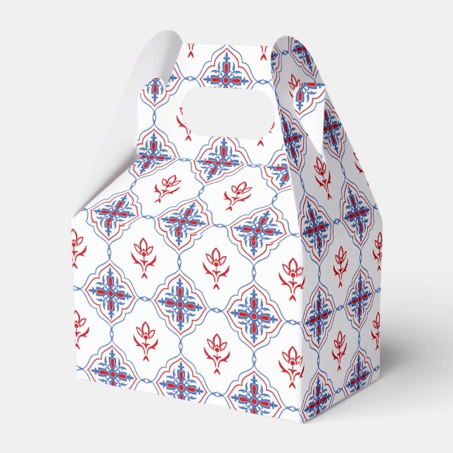 Caja Para Regalos patrón de elegancia (Reverso)