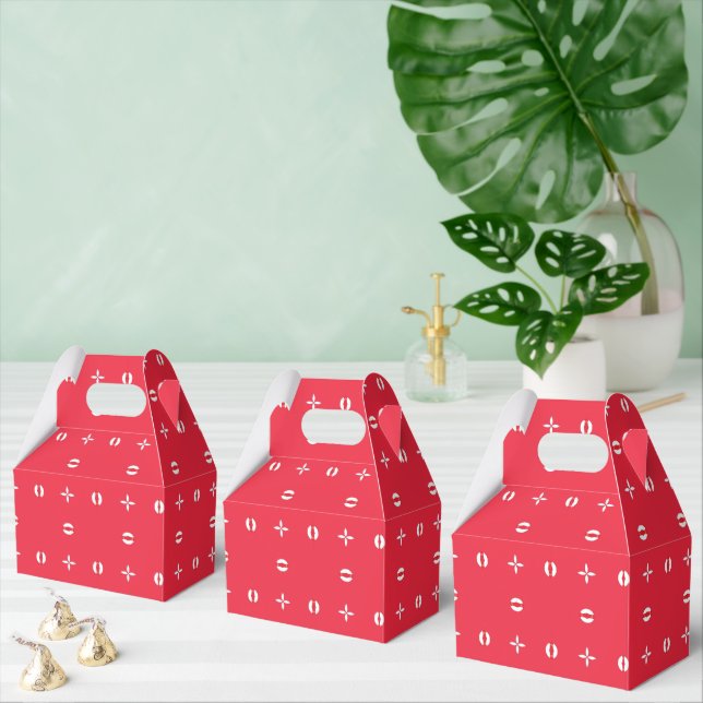 Caja Para Regalos Patrón de Encanto Navideño 09 -  (Múltiple)