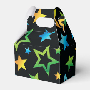 Caja Para Regalos Patrón de estrellas