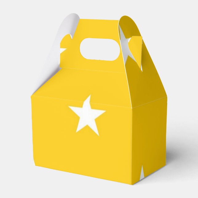 Caja Para Regalos Patrón de estrellas (Front Side)