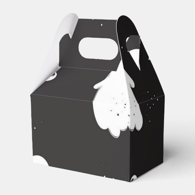 Caja Para Regalos Patrón de fantasma (Front Side)