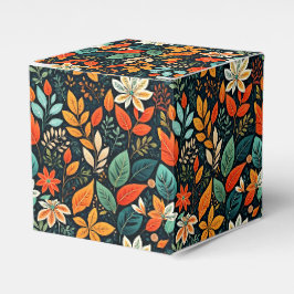Caja Para Regalos Patrón de flores exóticas florales