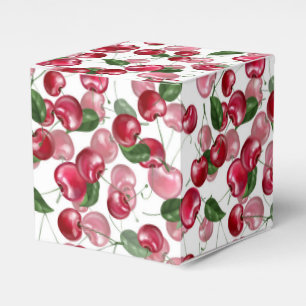 Caja Para Regalos Patrón de fruta de cerezo