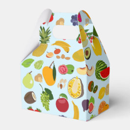 Caja Para Regalos Patrón de fruta de verano colorido