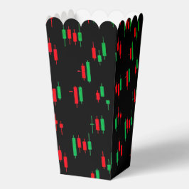 Caja Para Regalos Patrón de gráfico de trading Streetwear Vela Roja