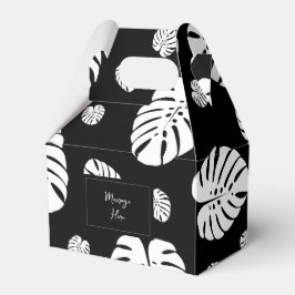 Caja Para Regalos Patrón de hojas de palma