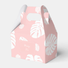 Caja Para Regalos Patrón de hojas de palma