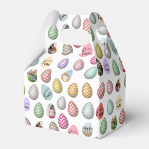 Caja Para Regalos Patrón de Huevo de Pascua de Fotografía Pastel Per