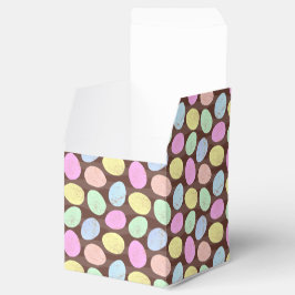 Caja Para Regalos Patrón de Huevos de Pascua de Candy