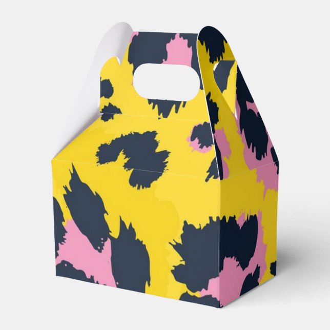 Caja Para Regalos Patrón de impresión animal (Front Side)