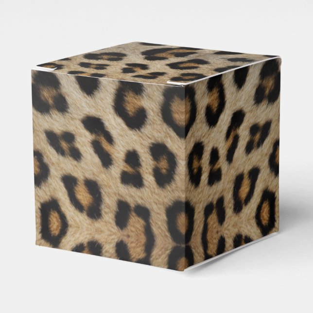Caja Para Regalos Patrón de impresión animal de piel de chita de leo (Costado Anverso)