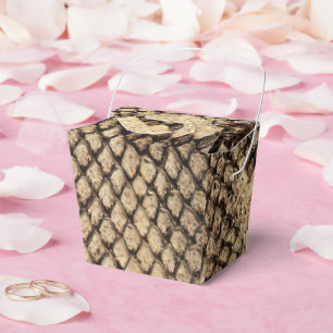Caja Para Regalos Patrón de impresión animal de piel de serpiente au