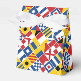 Caja Para Regalos Patrón de indicadores de señal náutica