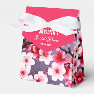 Caja Para Regalos patrón de jardín floral rosa de flor de cerezo