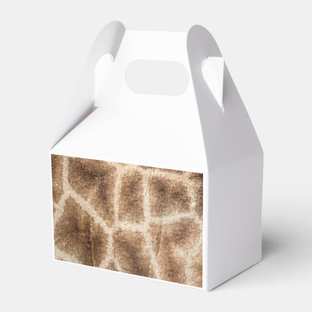 Caja Para Regalos Patrón de jirafa (Reverso)