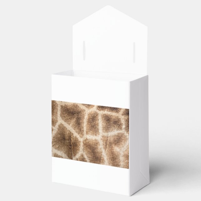 Caja Para Regalos Patrón de jirafa (Abierto)