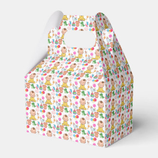 Caja Para Regalos Patrón de juguetes para nursery de bebé adorable F