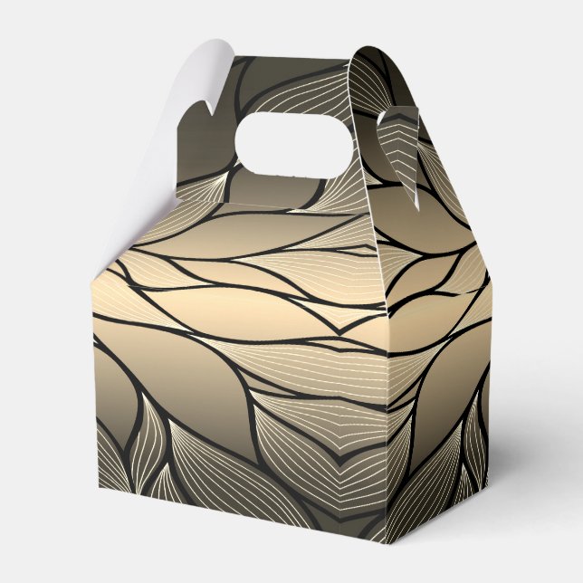 Caja Para Regalos Patrón de licencia creativa de oro antiguo (Front Side)