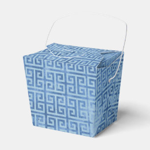 Caja Para Regalos Patrón de llave griega grunge vintage
