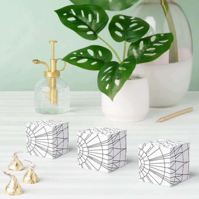 Caja Para Regalos Patrón de Mandala Geométrico (Múltiple)