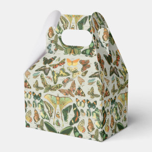 Caja Para Regalos Patrón de mariposas antiguas de mariposa