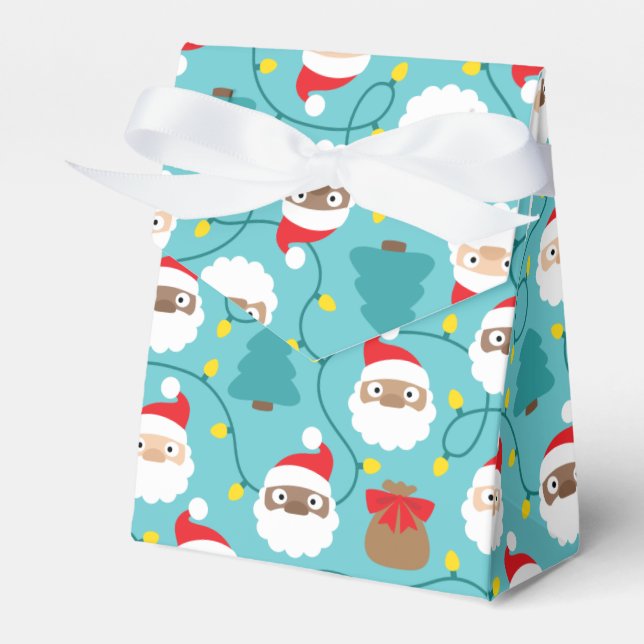Caja Para Regalos Patrón de notificaciones Santa (Front Side)