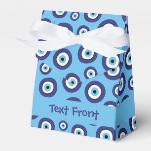 Caja Para Regalos Patrón de ojos malvados griego
