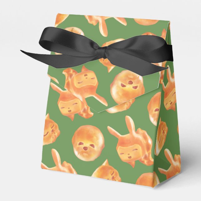 Caja Para Regalos Patrón de pan de forma animal adorable (Front Side)