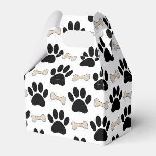 Caja Para Regalos Patrón De Pasta Y Huesos